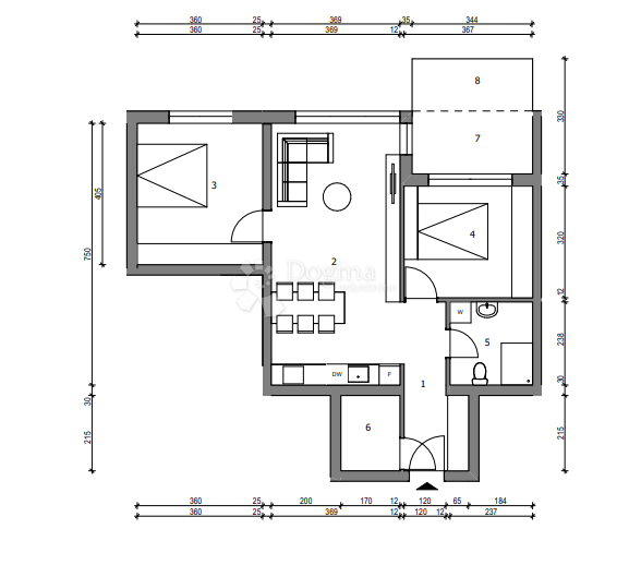 Apartment Zu verkaufen - Grad Zagreb Zagreb - foto 5/6