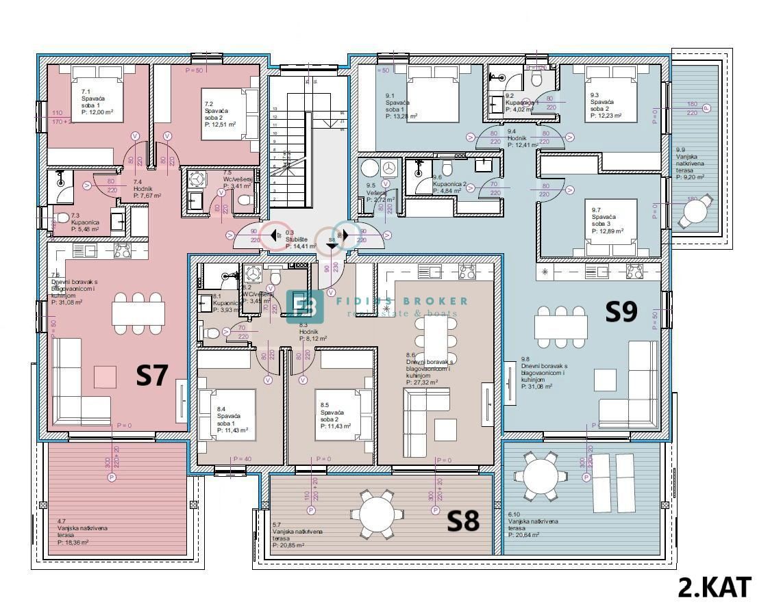 Flat For sale - ŠIBENSKO-KNINSKA VODICE