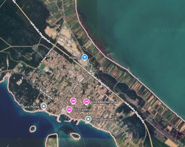 Terrain à vendre 2464 m² – Pakoštane