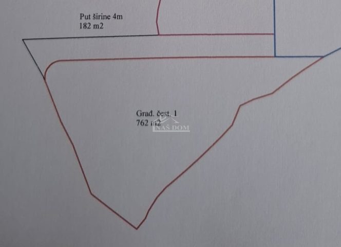 Zemljište na prodaju 762 m² – Vodice
