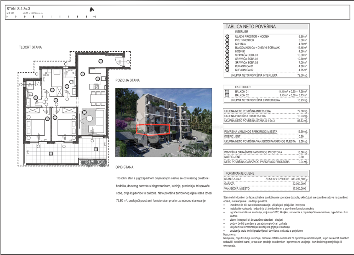 Apartma Na predaj - SPLITSKO-DALMATINSKA OMIŠ