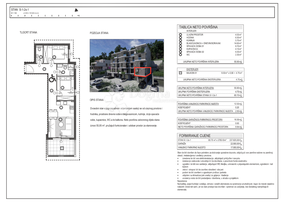 Apartmán Na prodej - SPLITSKO-DALMATINSKA OMIŠ