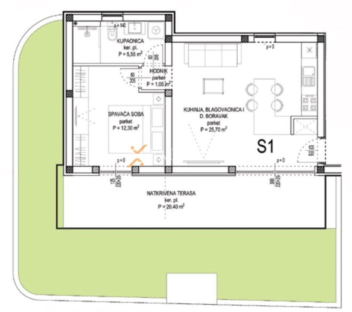 Apartment Zu verkaufen - ZADARSKA SUKOŠAN