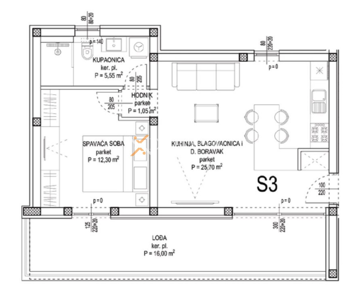 Apartmán Na predaj - ZADARSKA SUKOŠAN