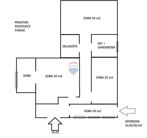 Poslovni prostor za najam 180 m² – Zagreb