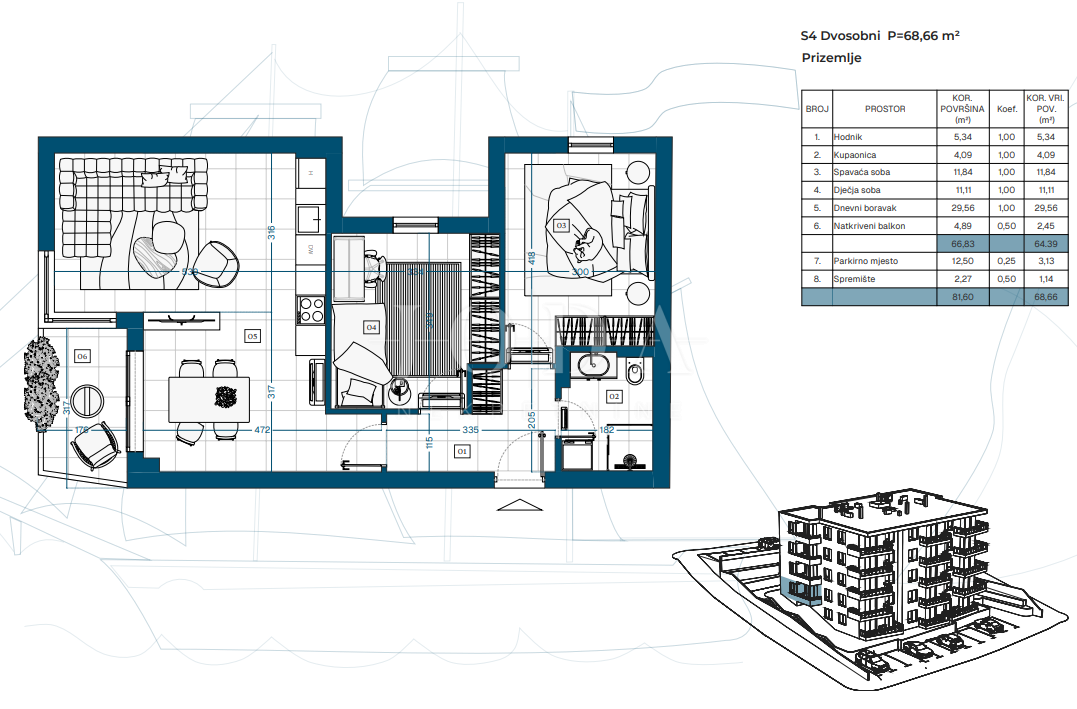 Apartmán Na prodej - PRIMORSKO-GORANSKA NOVI VINODOLSKI