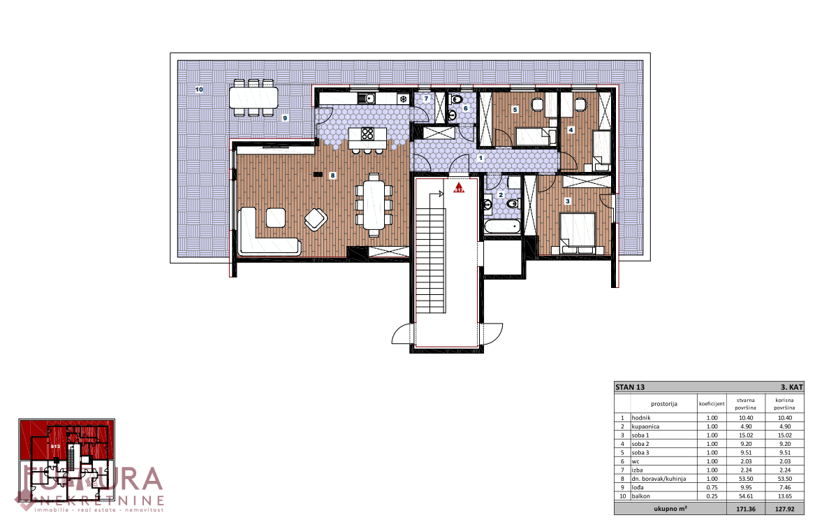 Appartement À vendre - GRAD ZAGREB ZAGREB