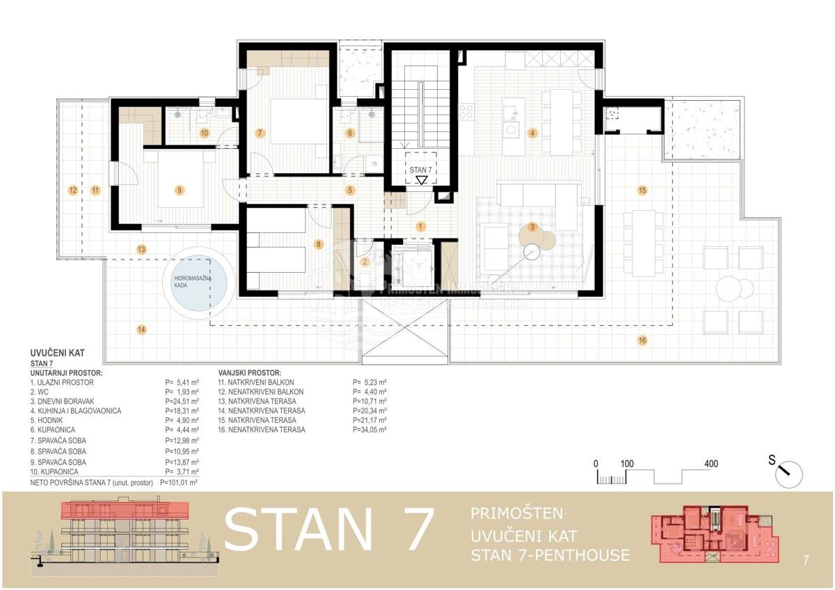 Stan Na prodaju - ŠIBENSKO-KNINSKA PRIMOŠTEN