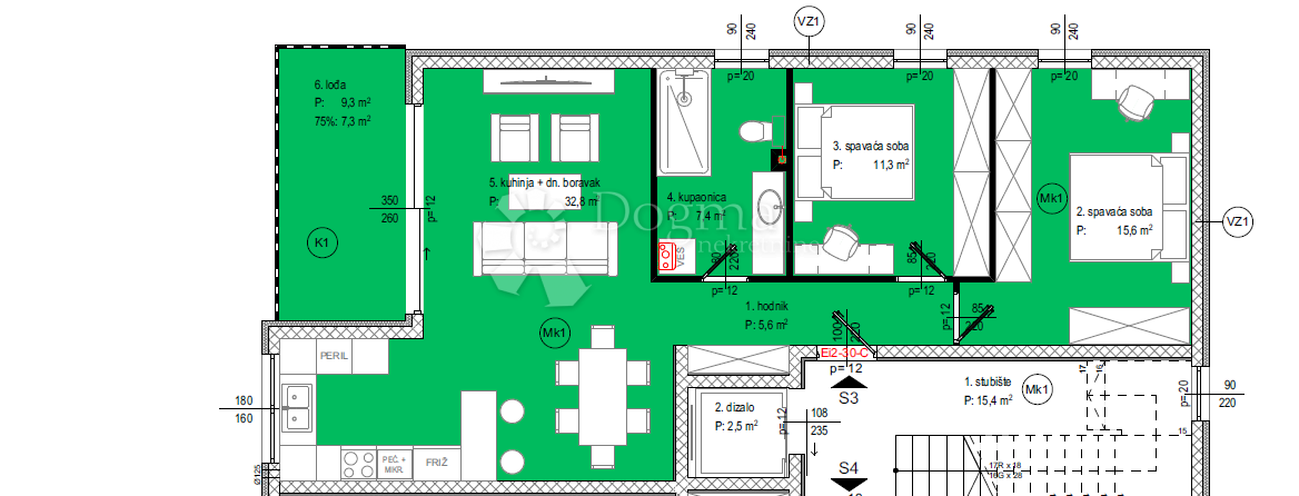 Apartment Zu verkaufen - Zadarska Zadar - foto 4/4
