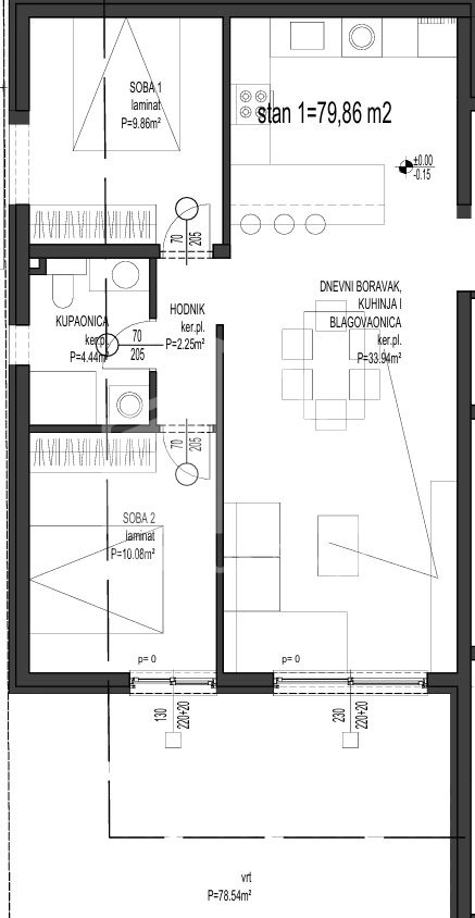 Flat For sale - SPLITSKO-DALMATINSKA KAŠTELA