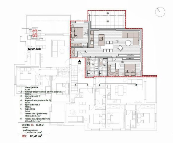 Apartment Zu verkaufen - šibensko-kninska Murter - foto 4/5