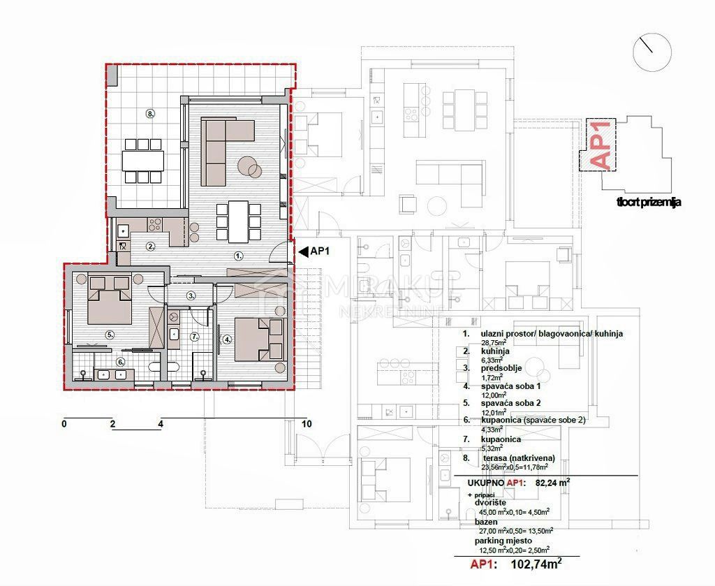 Flat For sale - ŠIBENSKO-KNINSKA MURTER