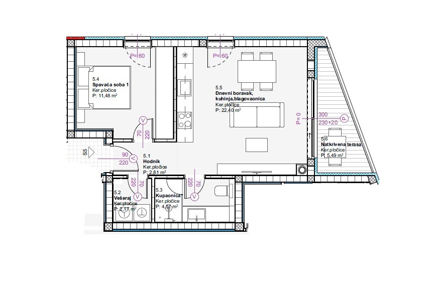 Flat For sale - ŠIBENSKO-KNINSKA VODICE