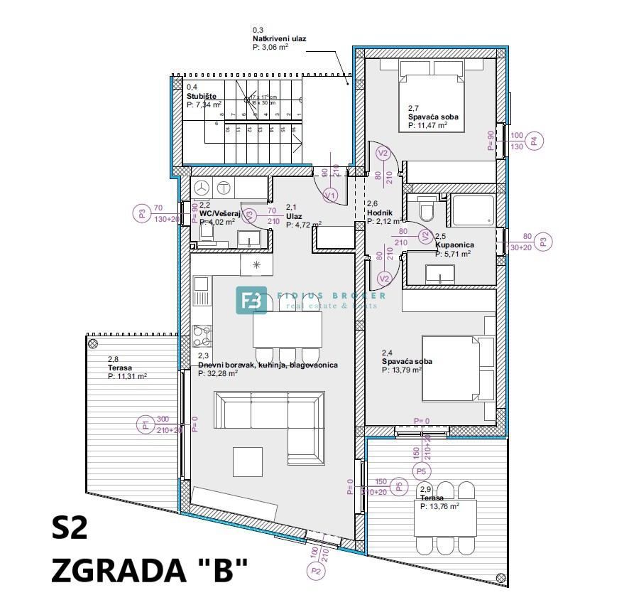 Flat For sale - ŠIBENSKO-KNINSKA VODICE