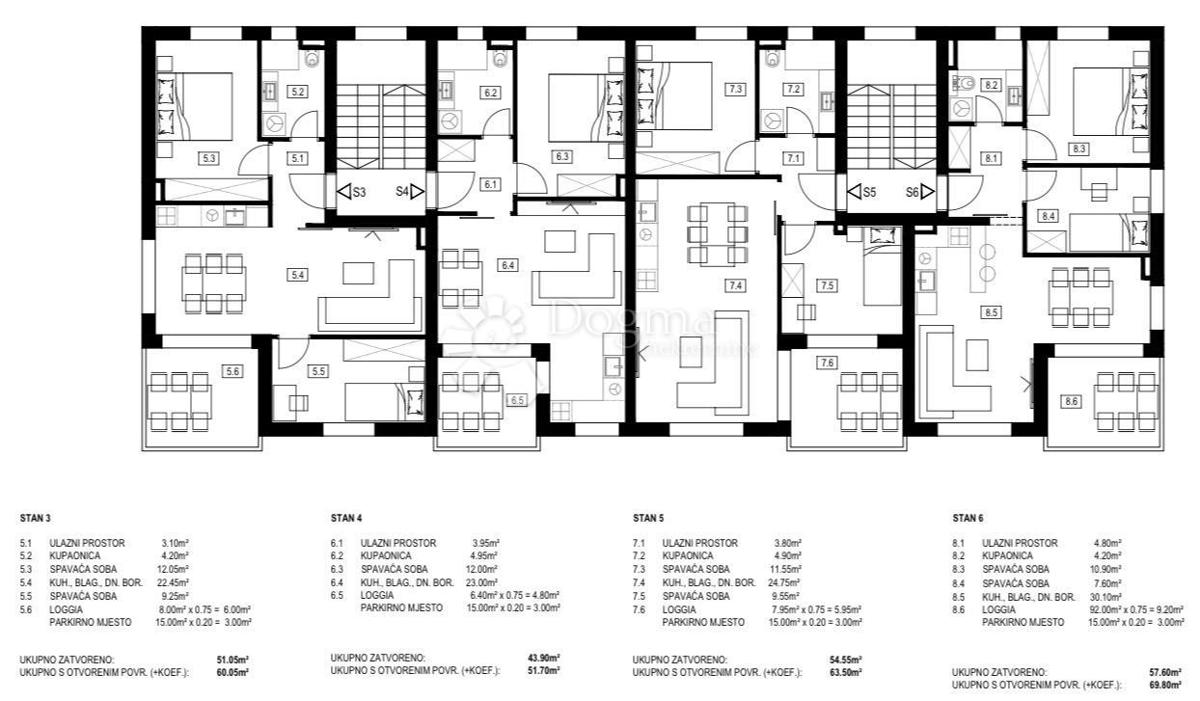 Flat For sale - ŠIBENSKO-KNINSKA VODICE