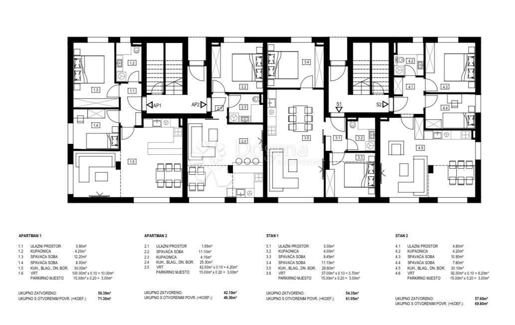 Flat For sale - ŠIBENSKO-KNINSKA VODICE