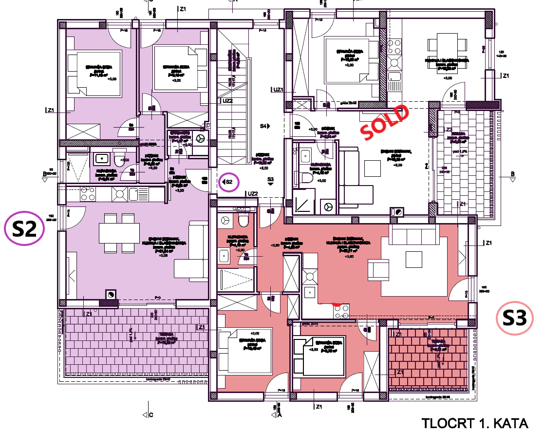 Flat For sale - ŠIBENSKO-KNINSKA VODICE