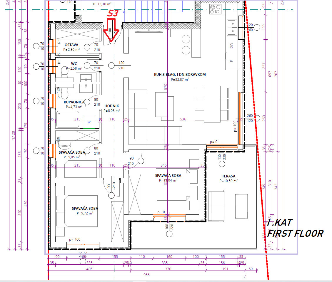 Flat For sale - ŠIBENSKO-KNINSKA VODICE