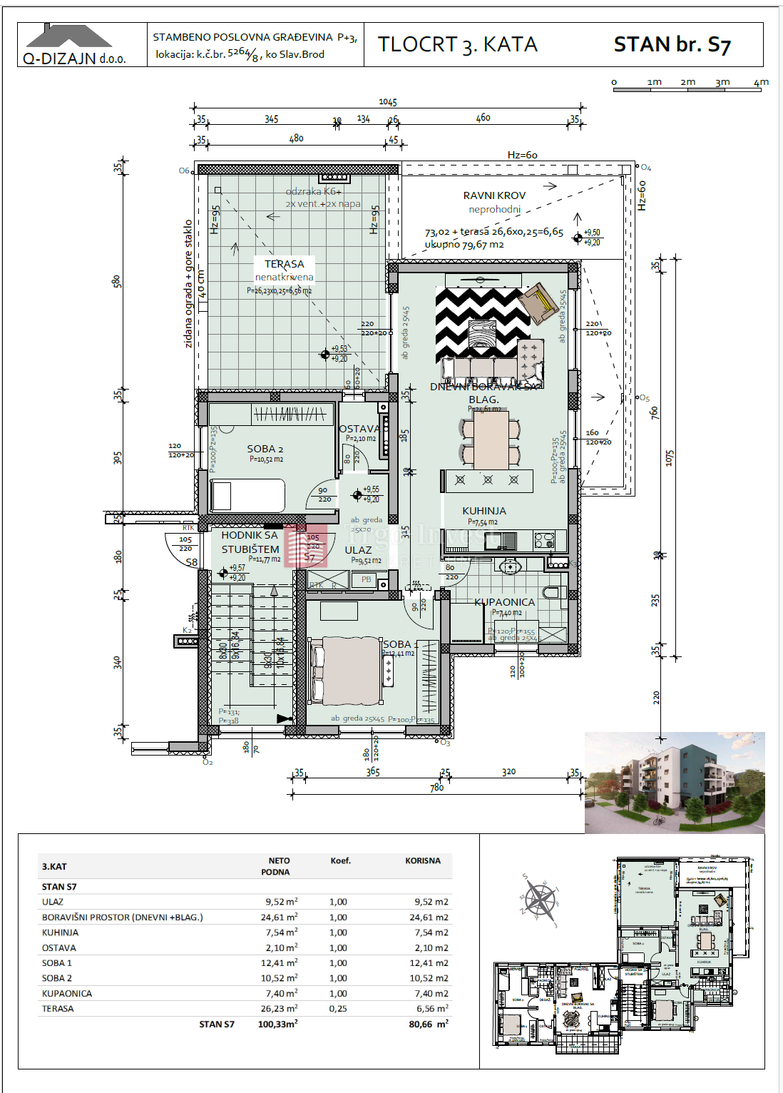 Apartma Na predaj - BRODSKO-POSAVSKA SLAVONSKI BROD