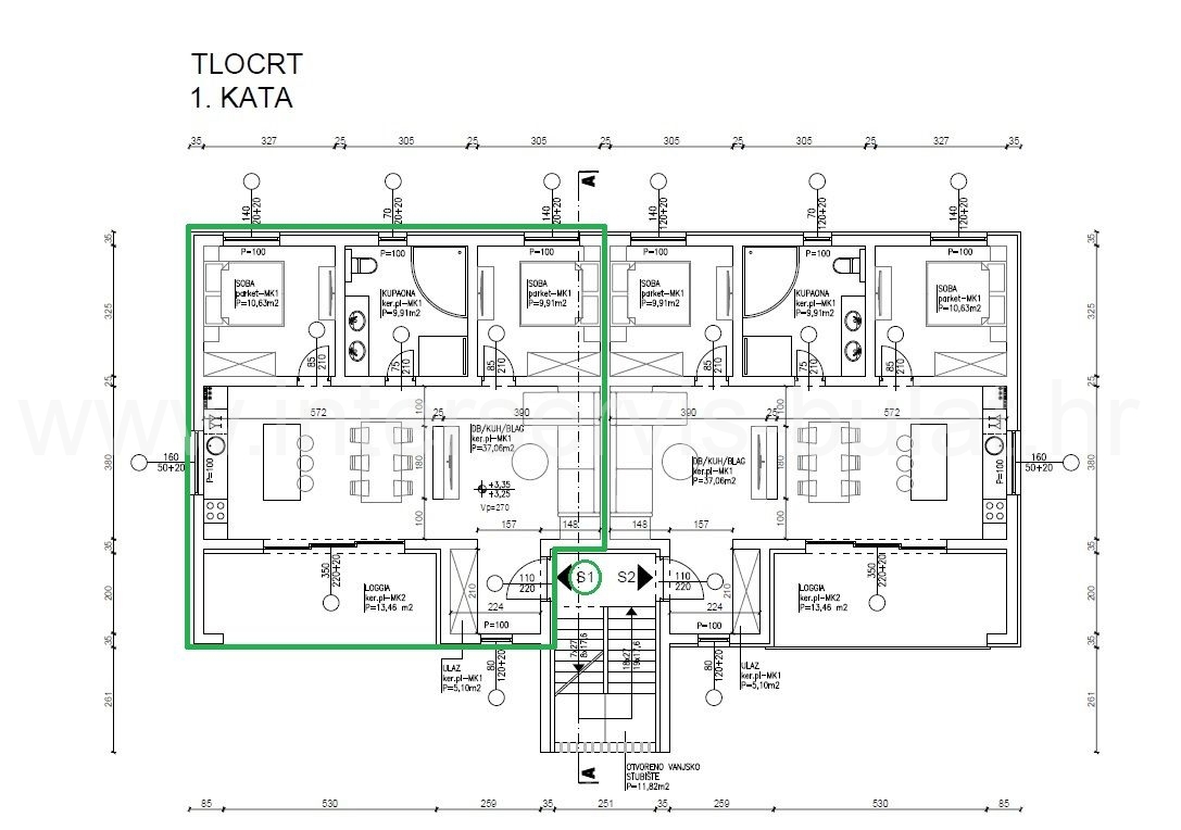 Flat For sale - ŠIBENSKO-KNINSKA VODICE
