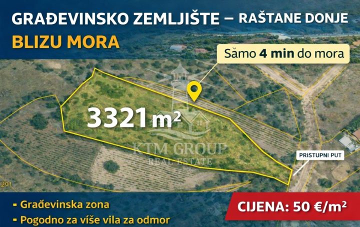 Land for sale 3321 m² – Sveti Filip I Jakov