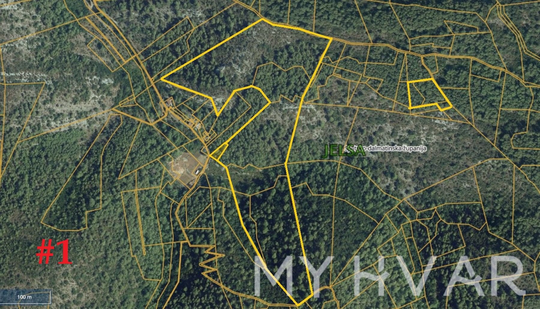 Land For sale - SPLITSKO-DALMATINSKA Jelsa