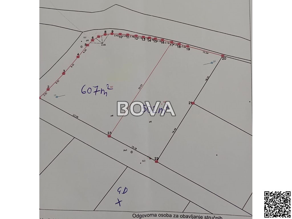 Parcela Naprodaj - zadarska Vrsi
