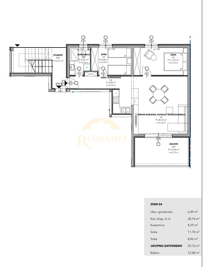 Apartmán Na prodej - Splitsko-dalmatinska Saldun