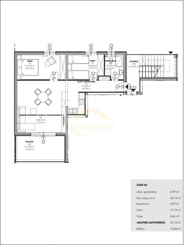 Apartmán Na prodej - Splitsko-dalmatinska Saldun - foto 5/5