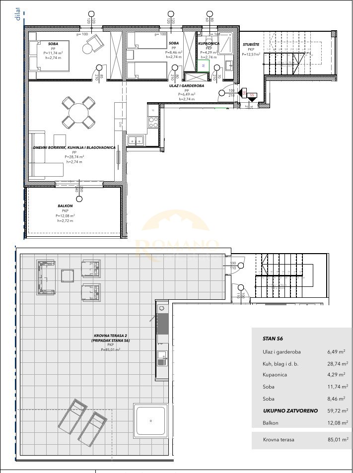 Apartmán Na prodej - Splitsko-dalmatinska Saldun