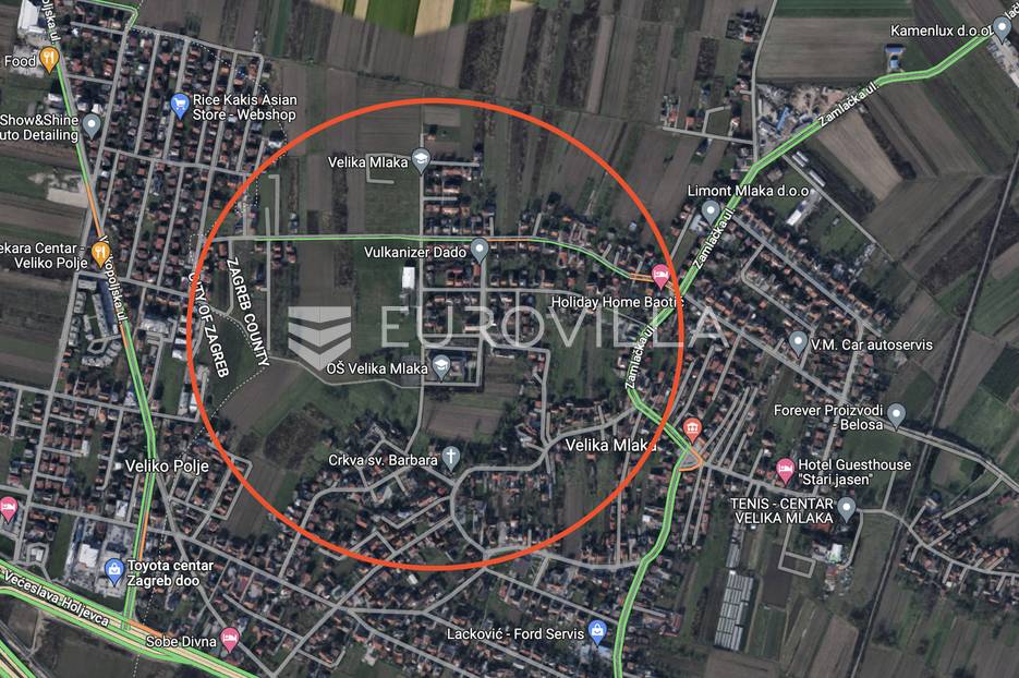 Parcela Na predaj Velika Mlaka