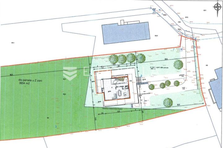 Land for sale 5418 m² – Gračani