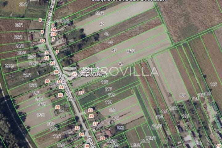 Parcela na predaj 4146 m² – Rajevo Selo