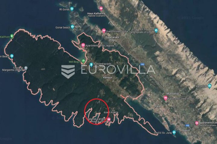 Parcela na predaj 22379 m² – Kampor
