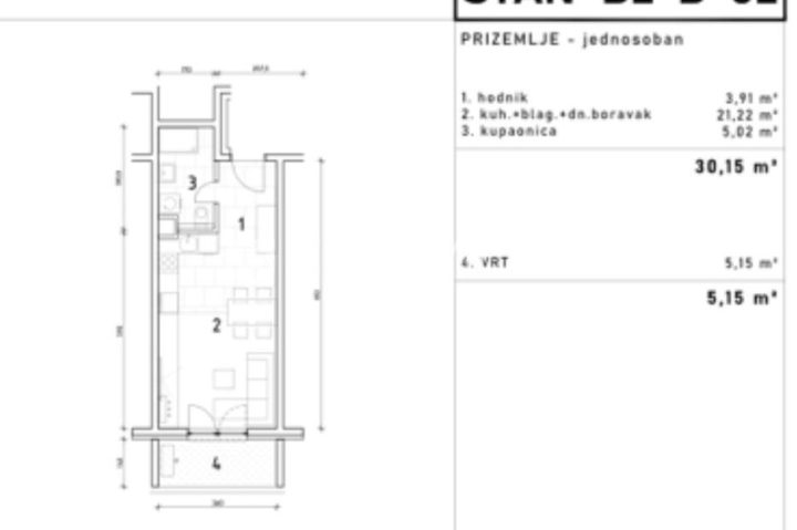 Flat For sale - Grad Zagreb Peščenica - Žitnjak - foto 2/2