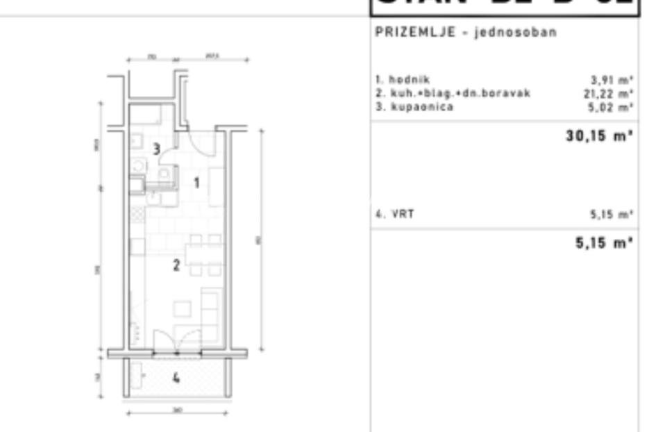 Apartmán Na prodej - Grad Zagreb Peščenica - žitnjak - foto 2/2