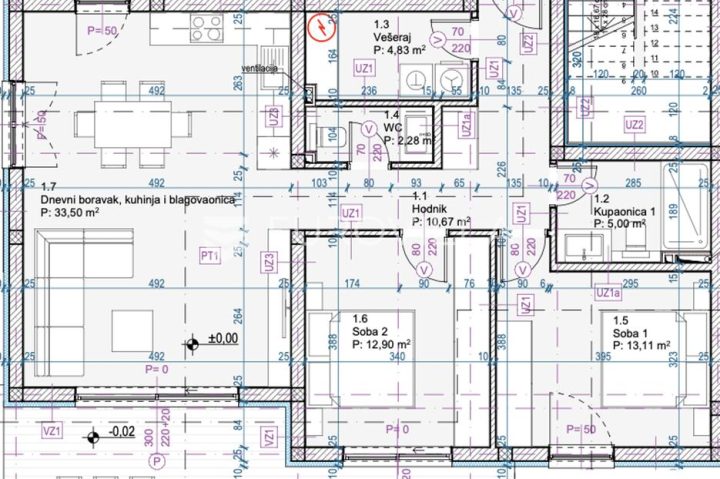 Apartment Zu verkaufen - šibensko-kninska Tribunj - foto 3/4