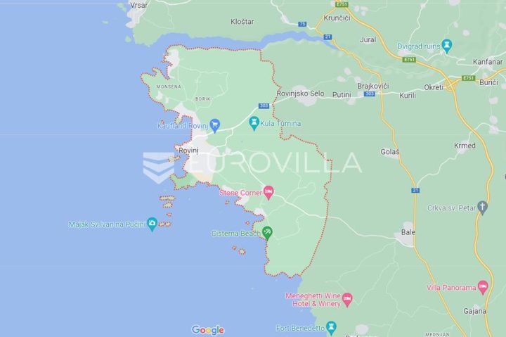 Pozemok na predaj 809 m² – Rovinj