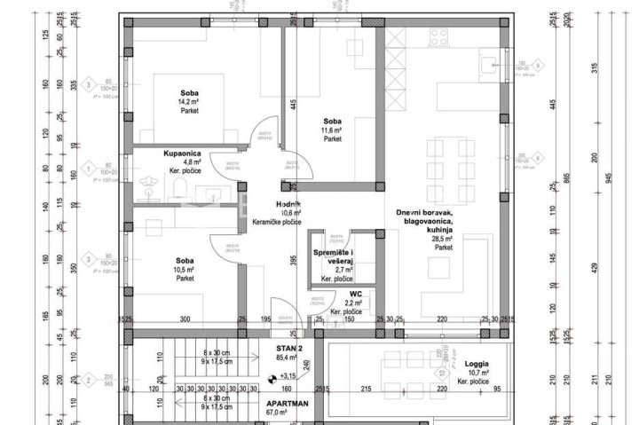 Apartma na predaj 108 m² – Velika Mlaka