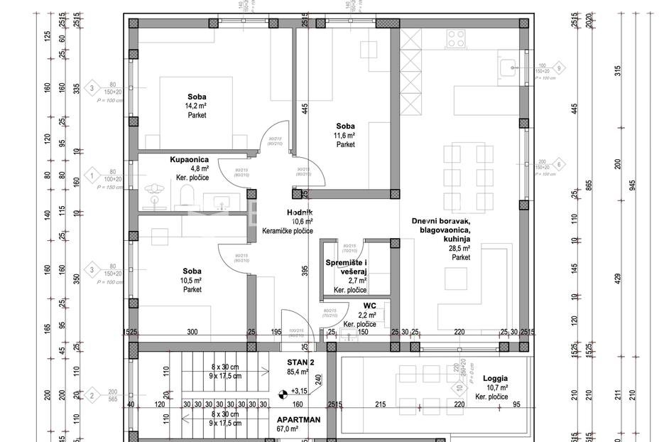 Apartmán Na predaj - Zagrebačka Velika Gorica - Okolica - foto 1/2