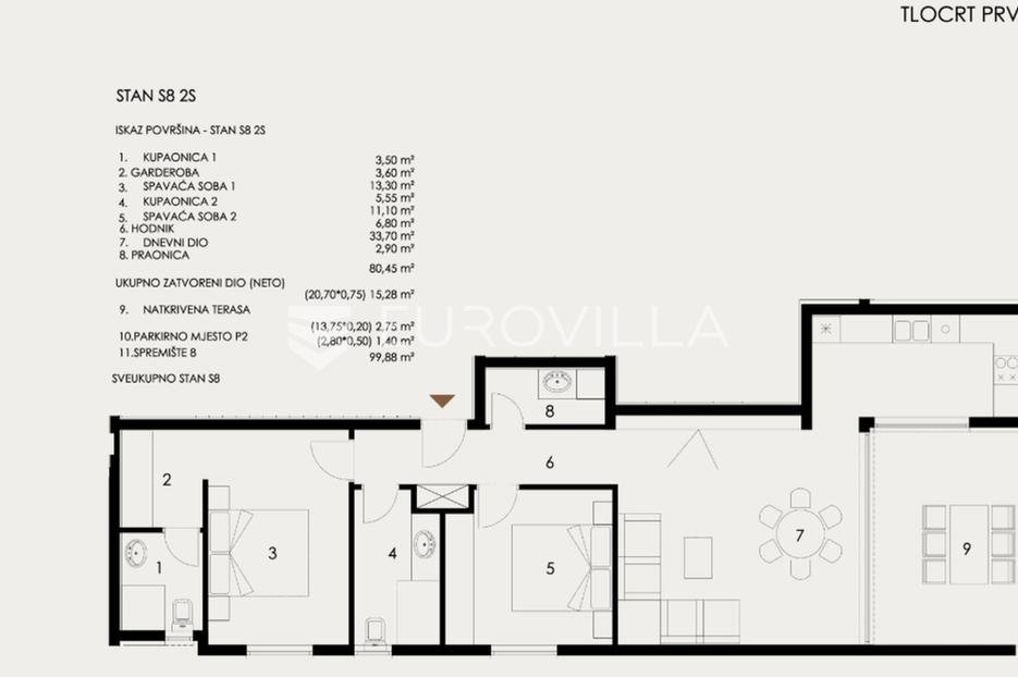 Apartment Zu verkaufen -  Privlaka