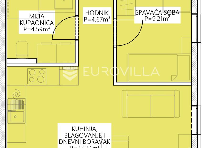 Apartmán Na predaj - Zadarska Povljana