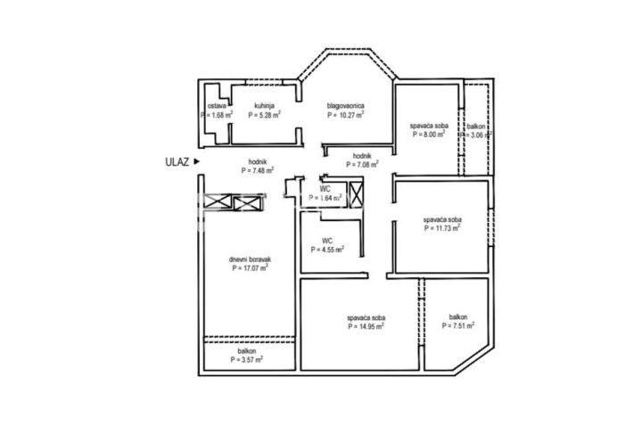 Appartement à vendre 102 m² – Bol