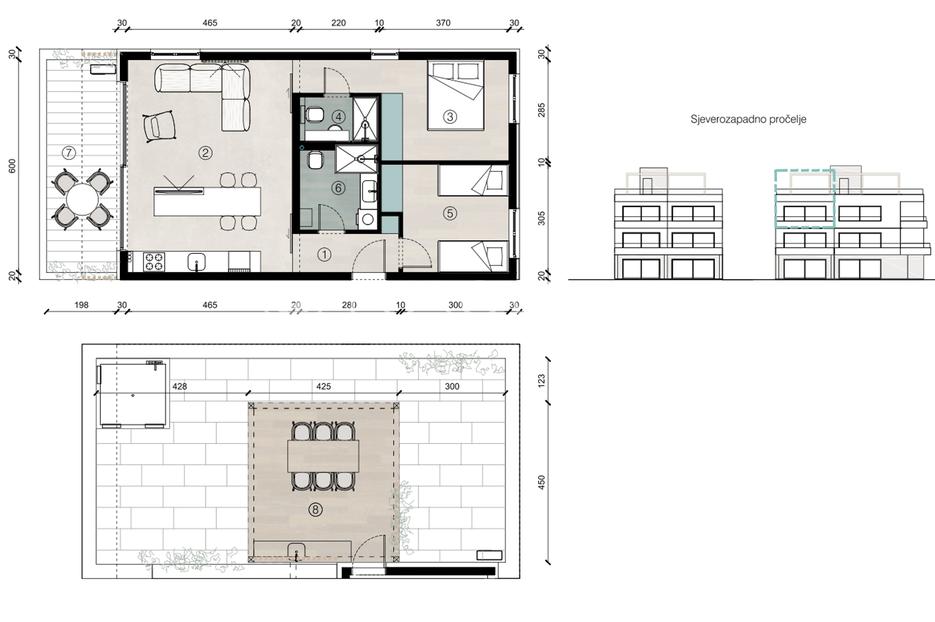 Flat For sale -  Povljana