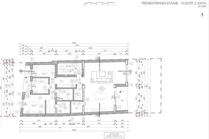 Appartement à vendre 127 m² – Gornji Grad / Centar