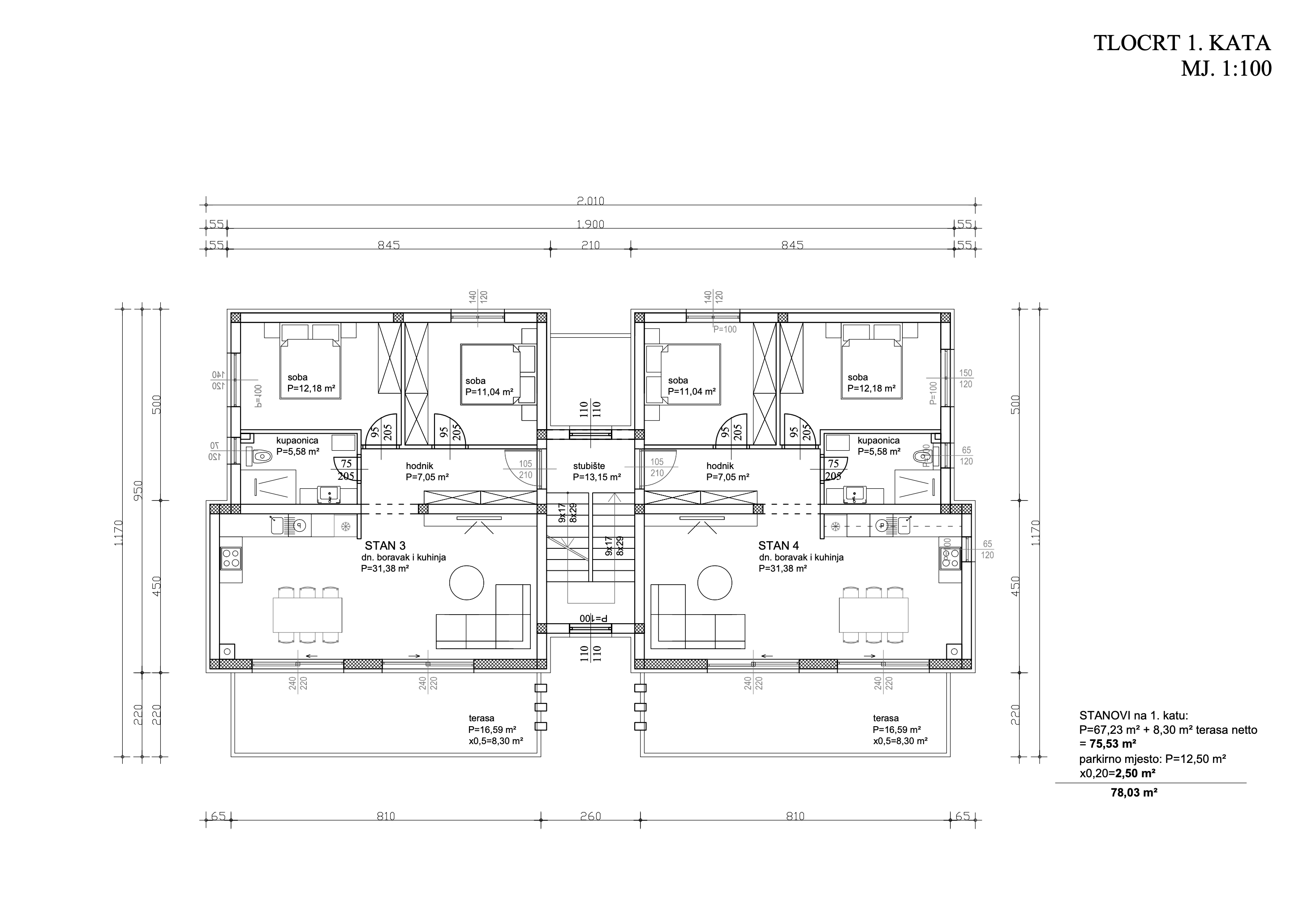 Apartment Zu verkaufen - ZADARSKA SUKOŠAN