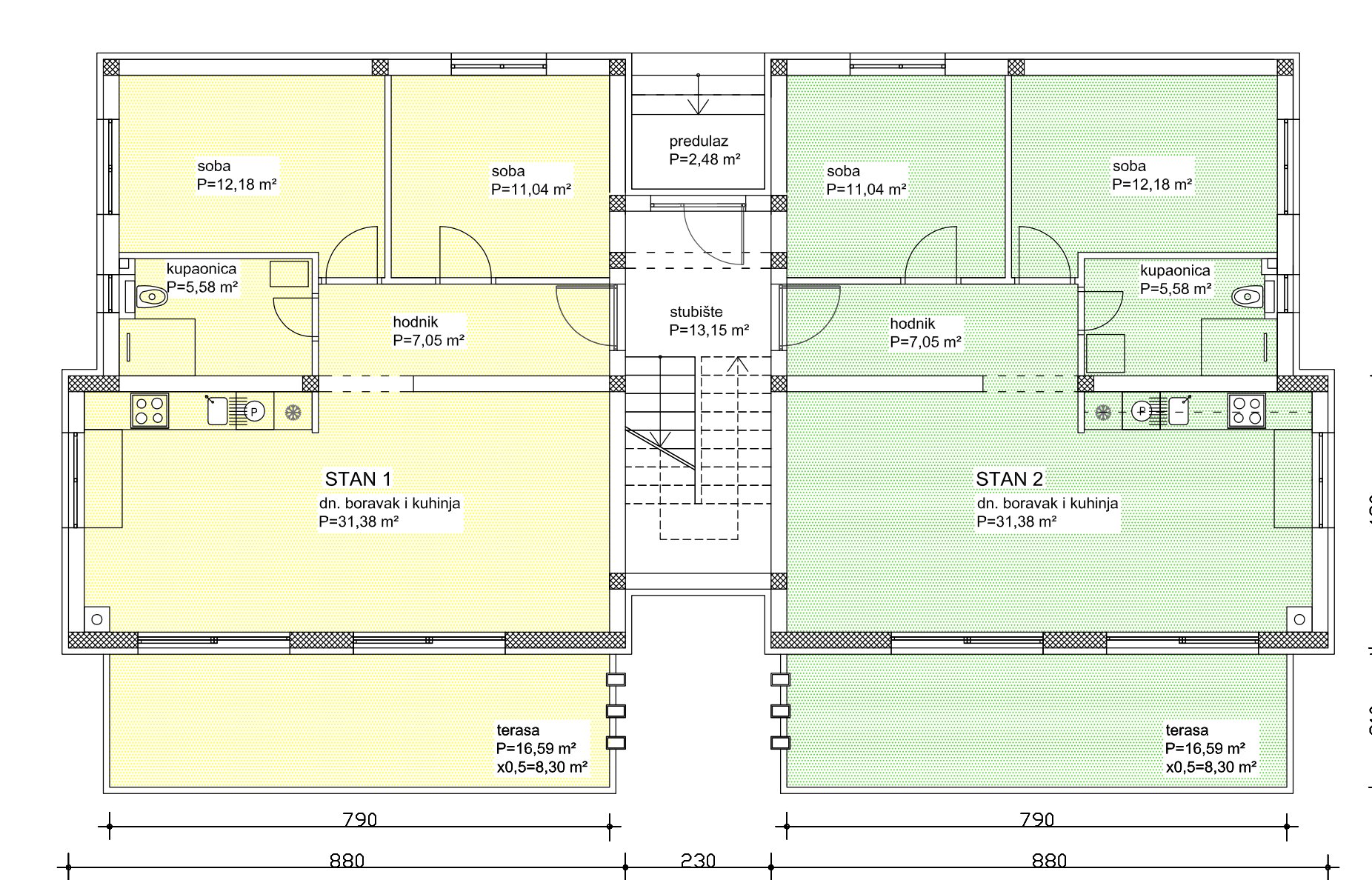 Apartma Naprodaj - ZADARSKA Sukošan