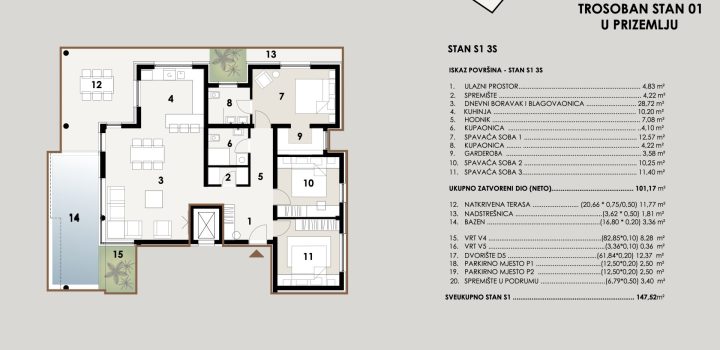 Appartement À vendre - Zadarska Vir - foto 3/6