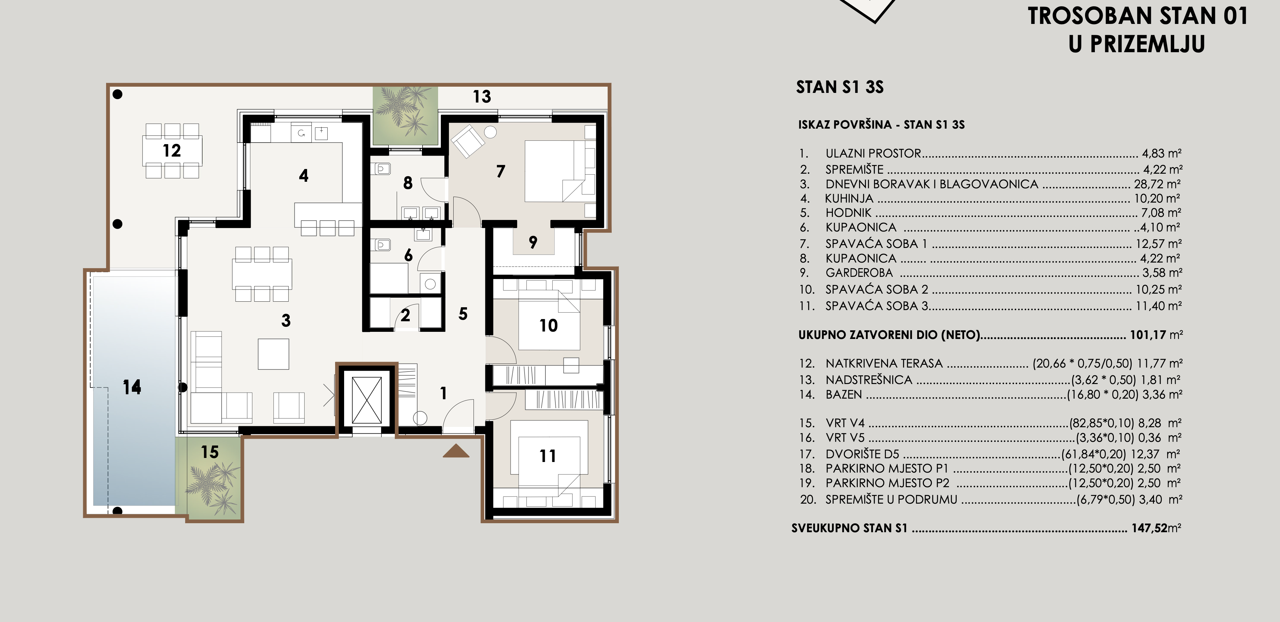 Appartement À vendre - Zadarska Vir - foto 3/6
