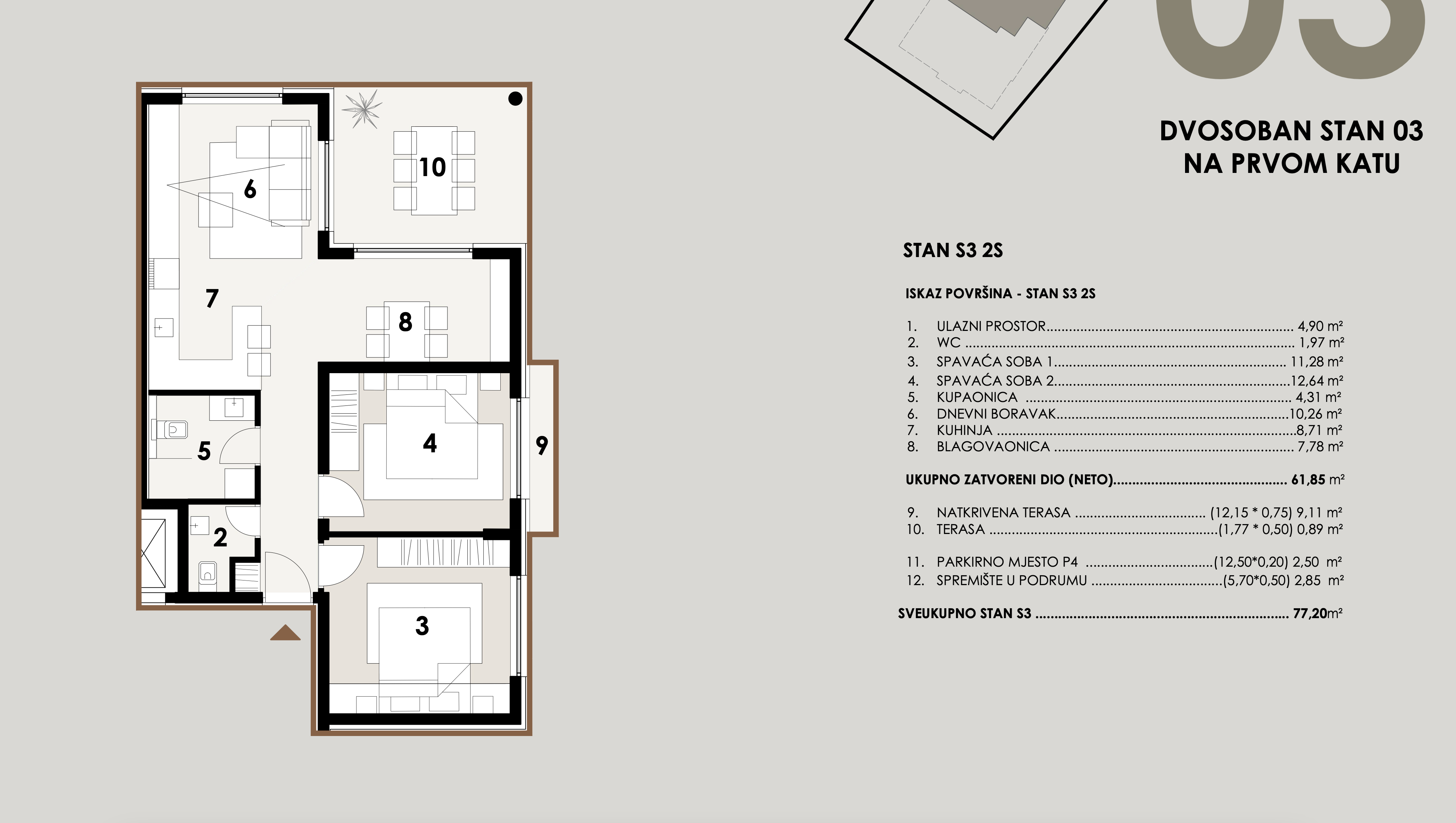 Flat For sale - Zadarska Vir - foto 2/3